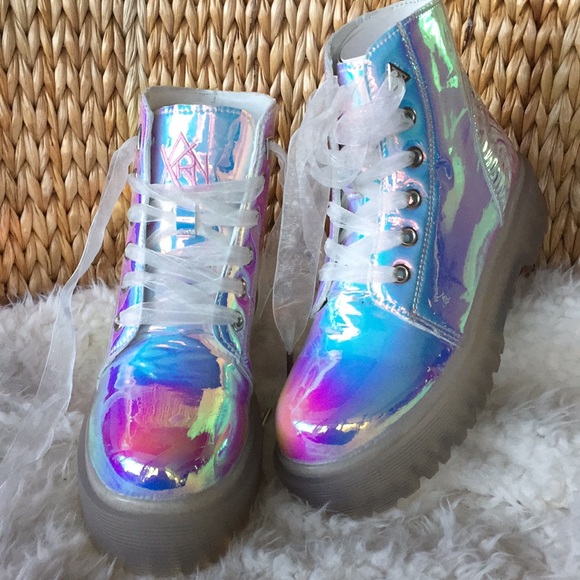 NIB YRU Slayer Atlantis Combat Boot 8M - Picture 8 of 8